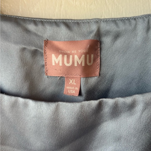 Show me your mumu satin blue pajama set - Picture 3 of 3